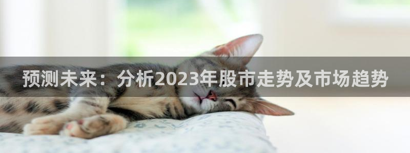 彩虹多多体育：预测未来：分析2023年股市走势及市场趋势