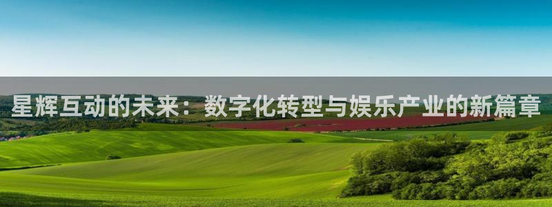彩虹多多2平台注册：星辉互动的未来：数字化转型与娱乐产业的新篇章