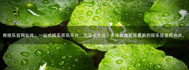 彩虹多多官网入口：青娱乐官网在线：一站式娱乐资讯平台，为您全方位、多角度地呈现最